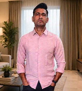 Surendar Reddy testimonial portrait